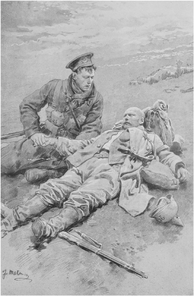 COMFORTING A DYING GERMAN