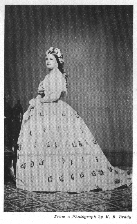 Mrs. Lincoln in 1861 From a Photograph by M. B.
Brady